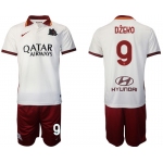 Men 2020-2021 Club Rome away white 9 Nike Soccer Jersey