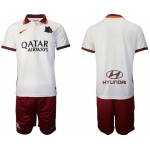 Men 2020-2021 Club Rome away white blank Nike Soccer Jersey