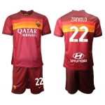 Men 2020-2021 club AS Roma home 22 red Soccer Jerseys