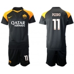 Men 2020-2021 club Rome away 11 black Soccer Jerseys