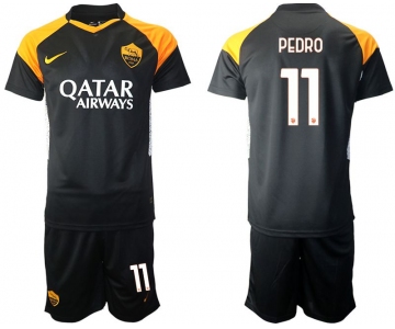 Men 2020-2021 club Rome away 11 black Soccer Jerseys