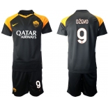 Men 2020-2021 club Rome away 9 black Soccer Jerseys