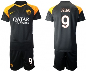 Men 2020-2021 club Rome away 9 black Soccer Jerseys