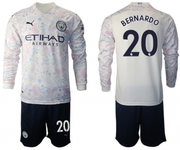 2021 Men Manchester city away long sleeve 20 soccer jerseys