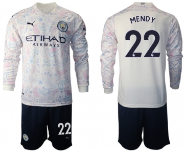 2021 Men Manchester city away long sleeve 22 soccer jerseys