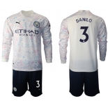 2021 Men Manchester city away long sleeve 3 soccer jerseys