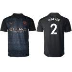 Men 2020-2021 club Manchester City away aaa version 2 black Soccer Jerseys
