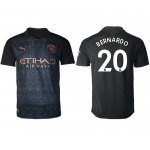 Men 2020-2021 club Manchester City away aaa version 20 black Soccer Jerseys