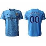 Men 2020-2021 club Manchester City home aaa version customized blue Soccer Jerseys