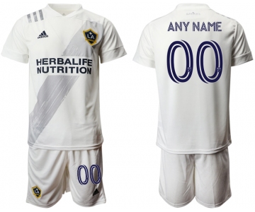Men 2020-2021 club Los Angeles Galaxy home customized white Soccer Jerseys