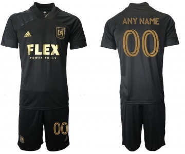 Men 2021-2022 Club Los Angeles FC home black customized Adidas Soccer Jersey