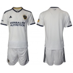 Men 2022-2023 Club Los Angeles Galaxy home white blank Adidas Soccer Jersey