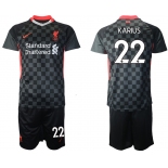 Men 2020-2021 club Liverpool Second away 20 black Soccer Jerseys