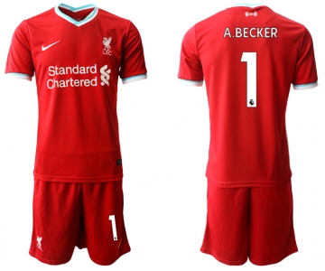 Men 2020-2021 club Liverpool home 1 red Soccer Jerseys