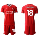 Men 2020-2021 club Liverpool home 18 red Soccer Jerseys