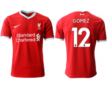 Men 2020-2021 club Liverpool home aaa version 12 red Soccer Jerseys