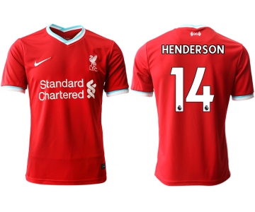 Men 2020-2021 club Liverpool home aaa version 14 red Soccer Jerseys