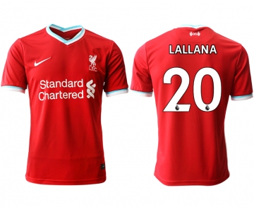 Men 2020-2021 club Liverpool home aaa version 20 red Soccer Jerseys