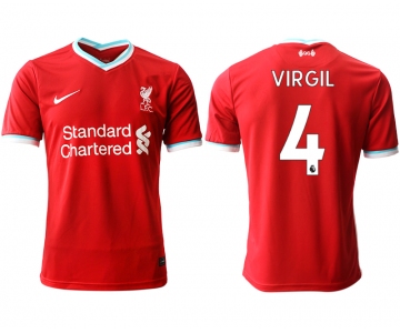 Men 2020-2021 club Liverpool home aaa version 4 red Soccer Jerseys