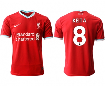 Men 2020-2021 club Liverpool home aaa version 8 red Soccer Jerseys