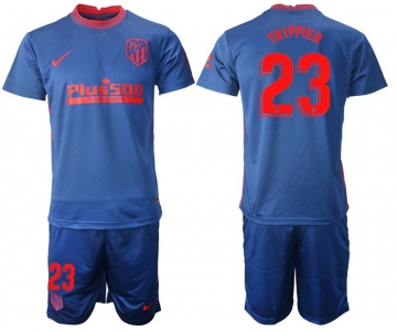 Men 2020-2021 club Atletico Madrid away 23 blue Soccer Jerseys