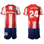 Men 2021-2022 Club Atletico Madrid home red 24 Nike Soccer Jersey