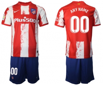 Men 2021-2022 Club Atletico Madrid home red customized Nike Soccer Jersey
