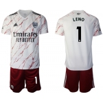 Men 2020-2021 club Arsenal away 1 white Soccer Jerseys