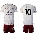 Men 2020-2021 club Arsenal away 10 white Soccer Jerseys