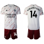 Men 2020-2021 club Arsenal away 14 white Soccer Jerseys