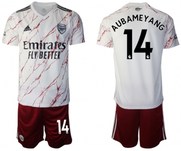 Men 2020-2021 club Arsenal away 14 white Soccer Jerseys