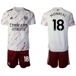 Men 2020-2021 club Arsenal away 18 white Soccer Jerseys