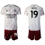 Men 2020-2021 club Arsenal away 19 white Soccer Jerseys