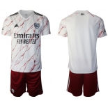 Men 2020-2021 club Arsenal away blank white Soccer Jerseys