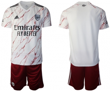 Men 2020-2021 club Arsenal away blank white Soccer Jerseys