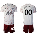 Men 2020-2021 club Arsenal away customized white Soccer Jerseys