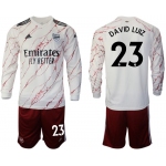 Men 2020-2021 club Arsenal away long sleeve 23 white Soccer Jerseys