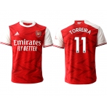 Men 2020-2021 club Arsenal home aaa version 11 red Soccer Jerseys