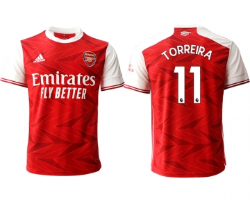 Men 2020-2021 club Arsenal home aaa version 11 red Soccer Jerseys