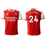 Men 2020-2021 club Arsenal home aaa version 24 red Soccer Jerseys