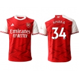 Men 2020-2021 club Arsenal home aaa version 34 red Soccer Jerseys