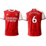 Men 2020-2021 club Arsenal home aaa version 6 red Soccer Jerseys