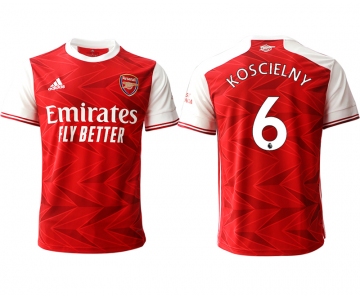 Men 2020-2021 club Arsenal home aaa version 6 red Soccer Jerseys