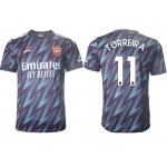 Men 2021-2022 Club Arsenal Second away aaa version blue 11 Soccer Jersey