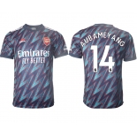 Men 2021-2022 Club Arsenal Second away aaa version blue 14 Soccer Jersey