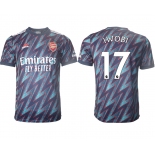 Men 2021-2022 Club Arsenal Second away aaa version blue 17Soccer Jersey