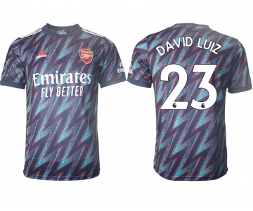 Men 2021-2022 Club Arsenal Second away aaa version blue 23 Soccer Jersey