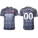 Men 2021-2022 Club Arsenal Second away aaa version blue customized Soccer Jersey