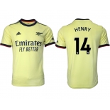 Men 2021-2022 Club Arsenal away aaa version green 14 Soccer Jersey