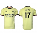 Men 2021-2022 Club Arsenal away aaa version green 17 Soccer Jersey